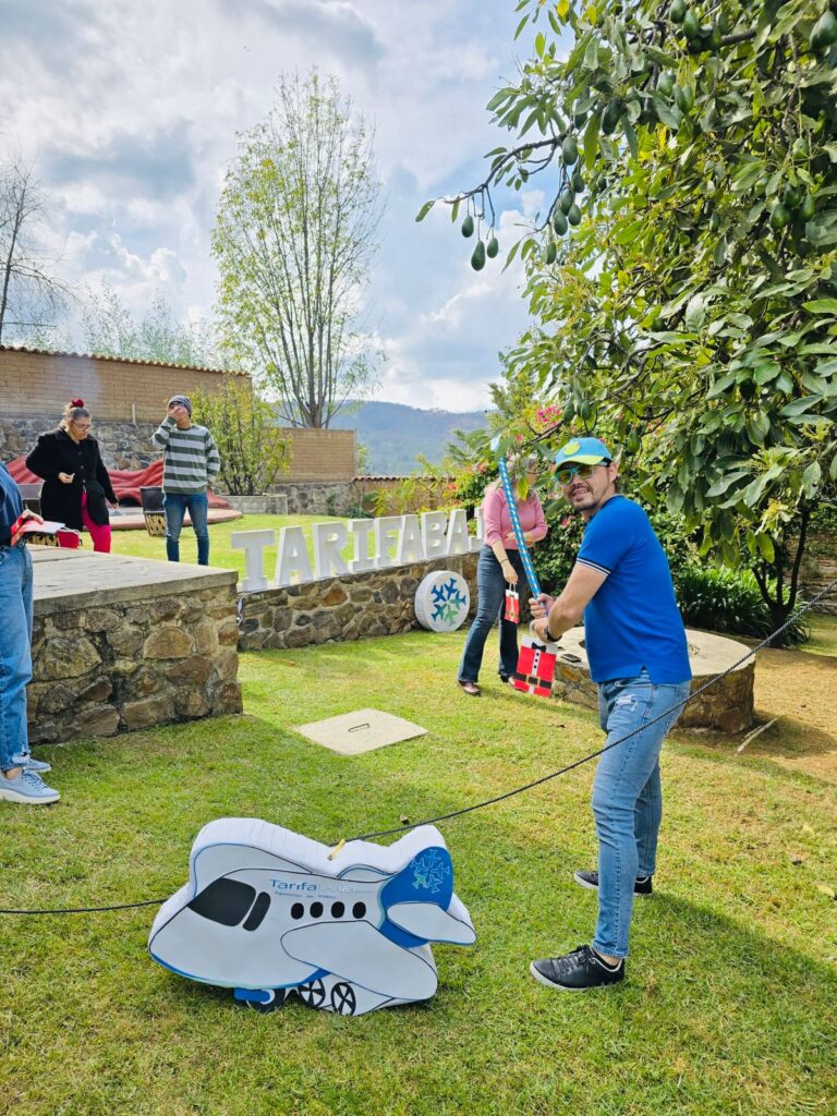 Evento en el jardín de Los Manzanos