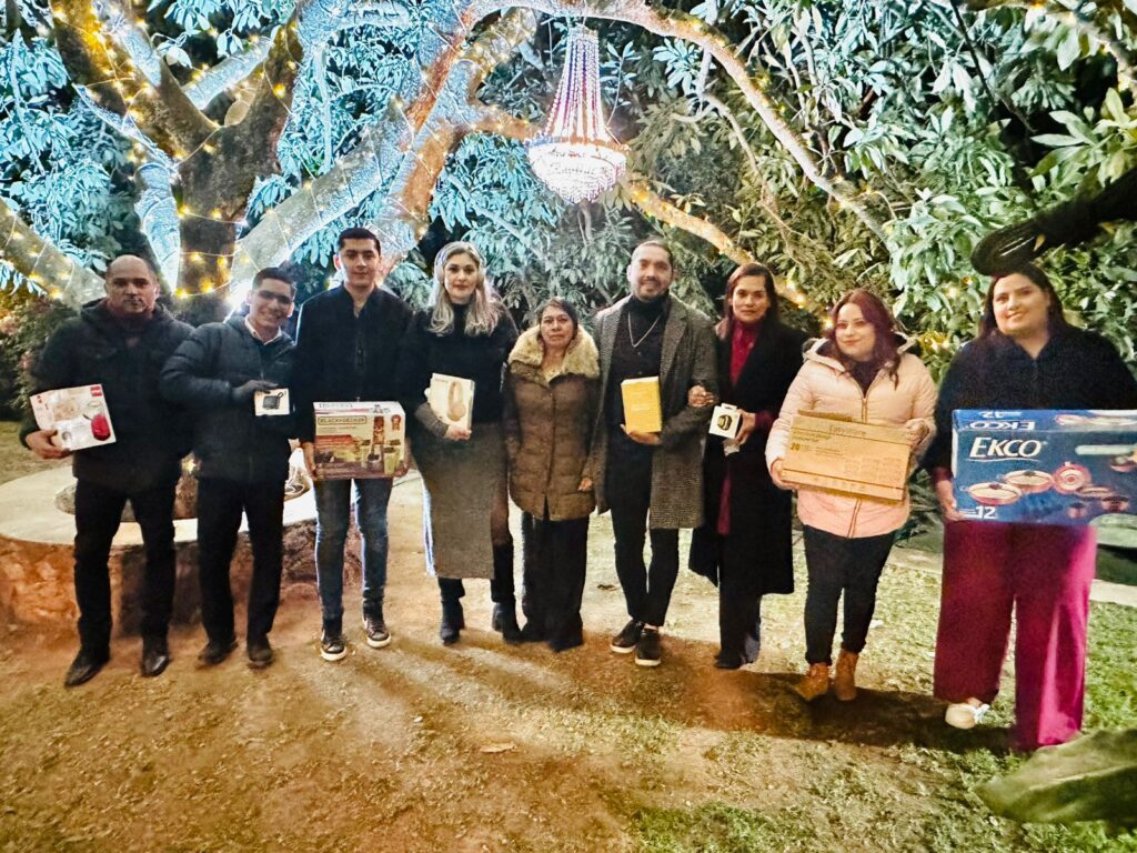 Evento en el jardín de Los Manzanos